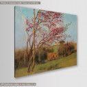 Πίνακας ζωγραφικής, Blossoming red almond by J. W. Godward, αντίγραφο σε καμβά, κοντινό