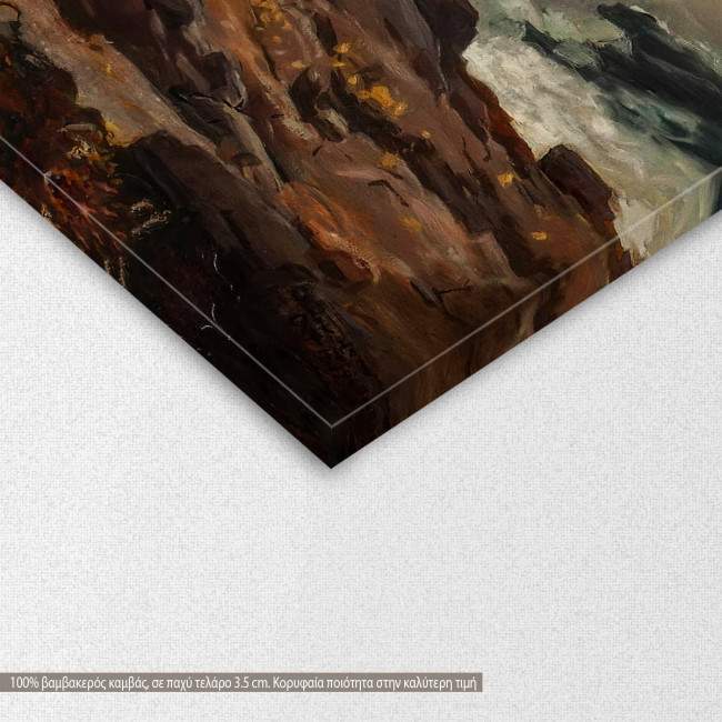 Πίνακας ζωγραφικής, Eastern point  by W. Homer, αντίγραφο σε καμβά, γωνία