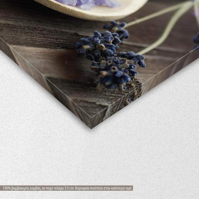 Πίνακας σε καμβά, Salts and herbs, γωνία