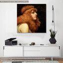 Canvas print An auburn beauty by J. W. Godward