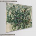 Canvas print At the water's edge, Cezanne P., side