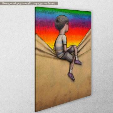 Canvas print Rainbow view View 1 2