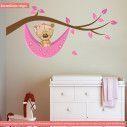 Wall stickers Bear swing