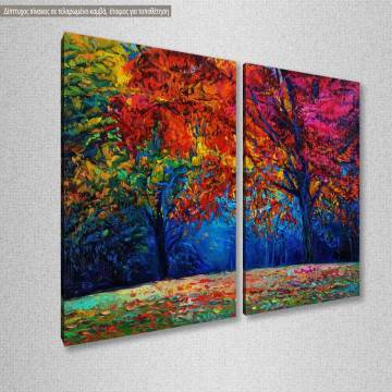 Canvas print Spring awakes, two panels 2