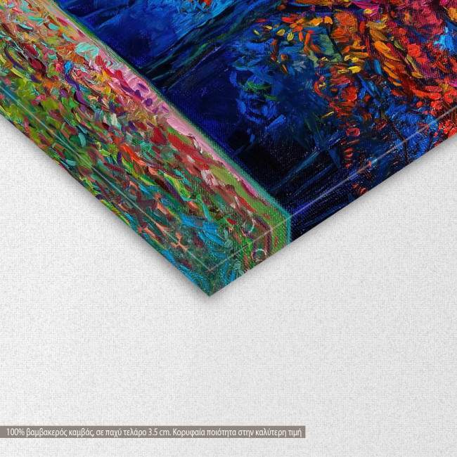 Canvas print Spring awakes, two panels, detail