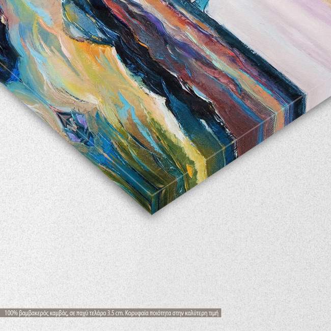 Canvas print The wind,  3 panels, detail