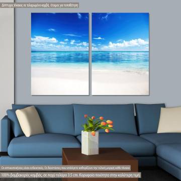 Canvas print To the sea, two panels 2
