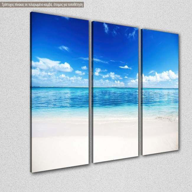 Canvas print To the sea,  3 panels, side