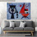 Canvas print Soft hard reart (original by W. Kandinsky)