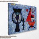 Canvas print Soft hard reart (original by W. Kandinsky), side