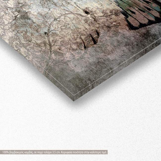 Canvas print Butterfly  Abstract I, detail