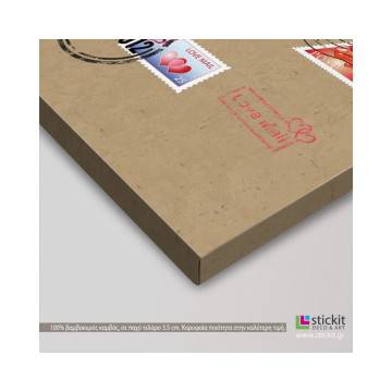 Kids canvas print Biplane travel 2