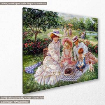 Πίνακας ζωγραφικής A day remembered, αντίγραφο σε καμβά 2