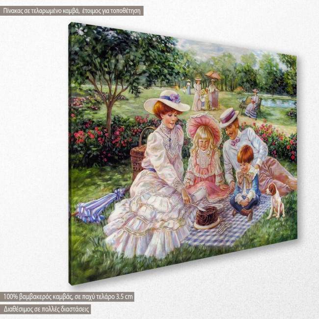 Canvas print A day remembered, side