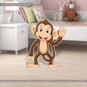 Wooden figure printed Monkey