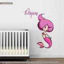 Kids wall stickers Mermaid, design II