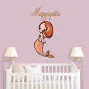Kids wall stickers Mermaid, design III