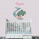 Kids wall stickers Mermaid, design IV