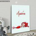Kids canvas print Mermaid, design I