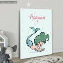Kids canvas print Mermaid, design IV
