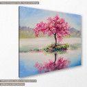 Canvas print Oriental cherry tree, side