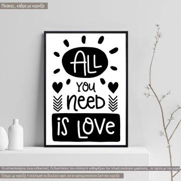 Poster All you need is love