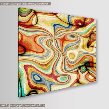 Canvas print abstract, Abstract twist 2