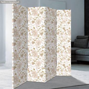 Παραβάν Light floral pattern