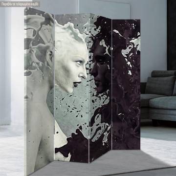 Room divider Milk and coffee