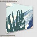 Canvas print Tropical pastel I, side