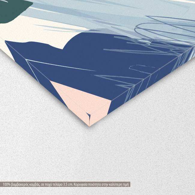 Canvas print Tropical pastel I, detail