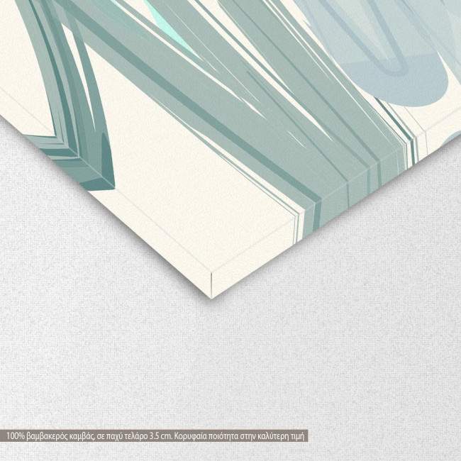 Canvas print Tropical pastel II, detail