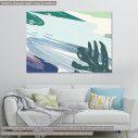 Πίνακας σε καμβά Tropical pastel III