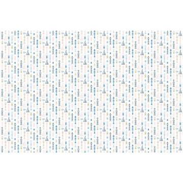 Wallpaper Tribal arrows, blue pink green pattern 2