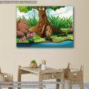 Kids canvas print Treehouse