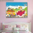 Kids canvas print The princess