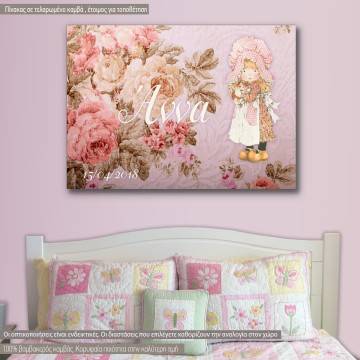 Kids canvas print Roses and tales II