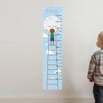 Wall stickers height measure Kiss for goodnight