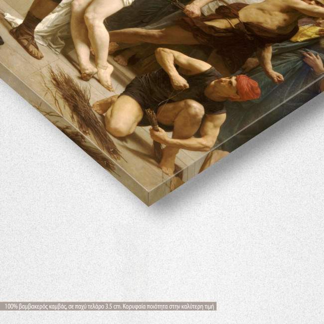 Canvas print The Flagellation of our Lord Jesus Christ, Bouguereau William-Adolphe, detail