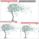 Wall stickers The tree mint gray