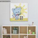 Kids canvas print Artist cat