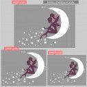 Wall stickers Fairy at moon