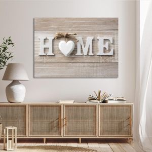 Πίνακας σε καμβά HOME Καμβάς τελαρωμένος Όψη 1 2