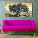 Canvas print Olive tree panoramic