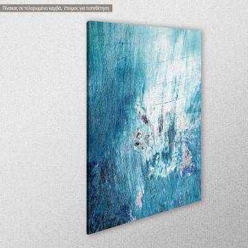 Canvas print Blue abstract  vertical View 1 2