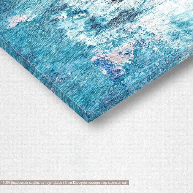 Canvas print Blue abstract  vertical, detail