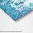 Canvas print Blue abstract  vertical, detail