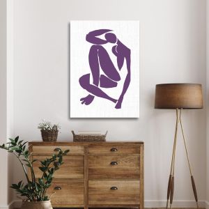 Πίνακας ζωγραφικής Minimal body reart (original Matisse H.) Καμβάς τελαρωμένος Όψη 1 2