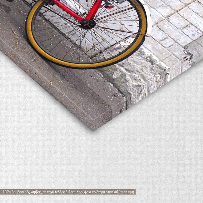 Πίνακας σε καμβά, Ποδήλατο, Bicycle street