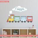 Wall stickers Firefighter car cartoon